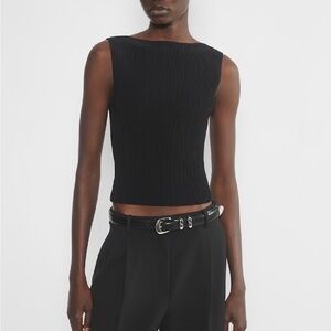 Aritzia Black Sleeveless Top